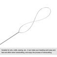 thumbnail image 3 of Unique Bargains Thread Sewing Needles Collapsible Large Eye Beading Needle Stainless Steel 105x0.3mm, 3 of 5