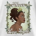 thumbnail image 2 of Girl's The Princess and the Frog Tiana Never Lose Sight Graphic Tee White Medium, 2 of 4