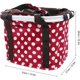 thumbnail image 1 of Cesta plegable para bicicleta, cesta desmontable para manillar de bicicleta, cesta delantera de lona para bicicleta, carrito para mascotas de fácil instalación para picnic, compras, mascotas pequeñas, 1 of 4