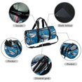 thumbnail image 2 of Shark Universal Sports Bag: Swim, Gym, Luggage, Basketball. Size 17.7 Inches with Interior Zipper Pocket. Large Capacity., 2 of 6