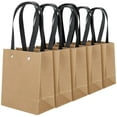 thumbnail image 1 of 10 Pack Kraft Paper Bags with Flat Handles Paper Bulk Bag Recyclable Paper Bags Sturdy Reusable Gift Bags Party Bags Shopping Bags Retail Bags Merchandise Bags, 1 of 7