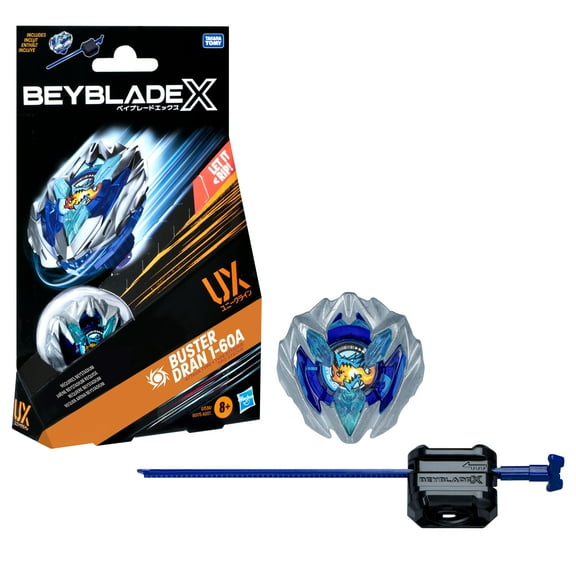 Beyblade X Buster Dran 1-60A UX Starter Pack Set with Attack Type Battling Top & Launcher, Ages 8 