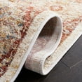 thumbnail image 5 of SAFAVIEH Valencia Maria Oriental Polyester Area Rug, Ivory/Rust, 6'4" x 6'4" Square, 5 of 8