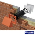 thumbnail image 3 of Timco - Timloc Aero Core Through-Wall Vent High Rise and Baffle - Terracotta - ACV7HRTE (Size 127 x 350 - 1 Each), 3 of 3