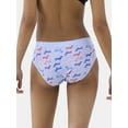 thumbnail image 2 of No Boundaries Cotton Blend Hipster Panties, Women's and Women's Plus, 2 of 5