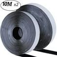 thumbnail image 2 of 10M Magic Sticker Tape Self Adhesive Extra Strong Double Sided Adhesive with Sticker Pad Fluffy Hook and Loop Fastener Black 5cm Black 50mm Wide 3 Meter, 2 of 6