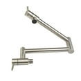 thumbnail image 6 of Foldable Brass Wall Mounted Kitchen Faucet Pot Filler Faucet Swivel Folding Retractable Rotary Stretch Basin Faucet Sink Tap, 6 of 6