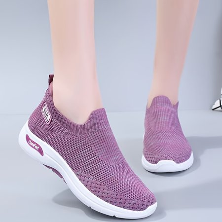 

Women s Knit Breathable Mesh Sneakers Lightweight Slip On Walking Shoes Women s Footwear