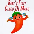 thumbnail image 2 of CafePress - Baby's First Cinco De Mayo Infant Bodysuit - Baby Light Bodysuit, Size Newborn - 24 Months, 2 of 4