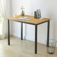 thumbnail image 6 of SogesPower 29.5"H Rectangle Computer Desk- Teak Black, 6 of 8