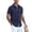 Blue Purple, variant on COOFANDY Men's Short Sleeve Button Down Shirt, Lightweight Breathable Fabric Blend, Casual Business Comfort Fit