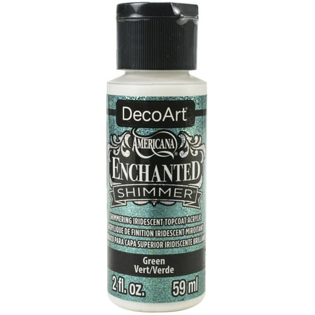 UPC: 0766218122100 | Americana Enchanted Shimmer Paint 2oz-Green