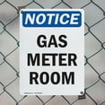 thumbnail image 5 of (2 Pack) Gas Meter Room OSHA Notice Sign 7 Inch X 10 Inch Indoor / Outdoor Rust-Free Aluminum Metal Signs for Workplace, Workshop, and Construction Site, Made in the USA, 5 of 8
