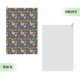 thumbnail image 2 of Lsque Daisies Flowers Premium Golf Towel - Ultra Absorbent and Quick Drying Microfiber Towel with Carabiner - Gift for Men -24" X 16", 2 of 8