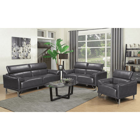 Aerys Air Leather Sofa Set 3 Piece, Is Leather Furniture Outdated