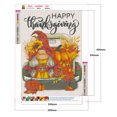 thumbnail image 2 of Pintura de diamante 5D DIY Juego de brocas redondas completas Calabaza Goblin Decoración para el hogar 2 piezas, 2 of 9