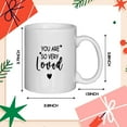thumbnail image 4 of You Are Loved Mug,You Are Loved Gifts,Friends Coffee Mugs,Friends Mug,You Are So Very Loved Coffee Mug Cup,Friendship Mug-11Oz Coffee Milk Mug Cup, 4 of 5