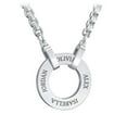 thumbnail image 1 of Men's Engravable Ring Necklace, 1 of 4
