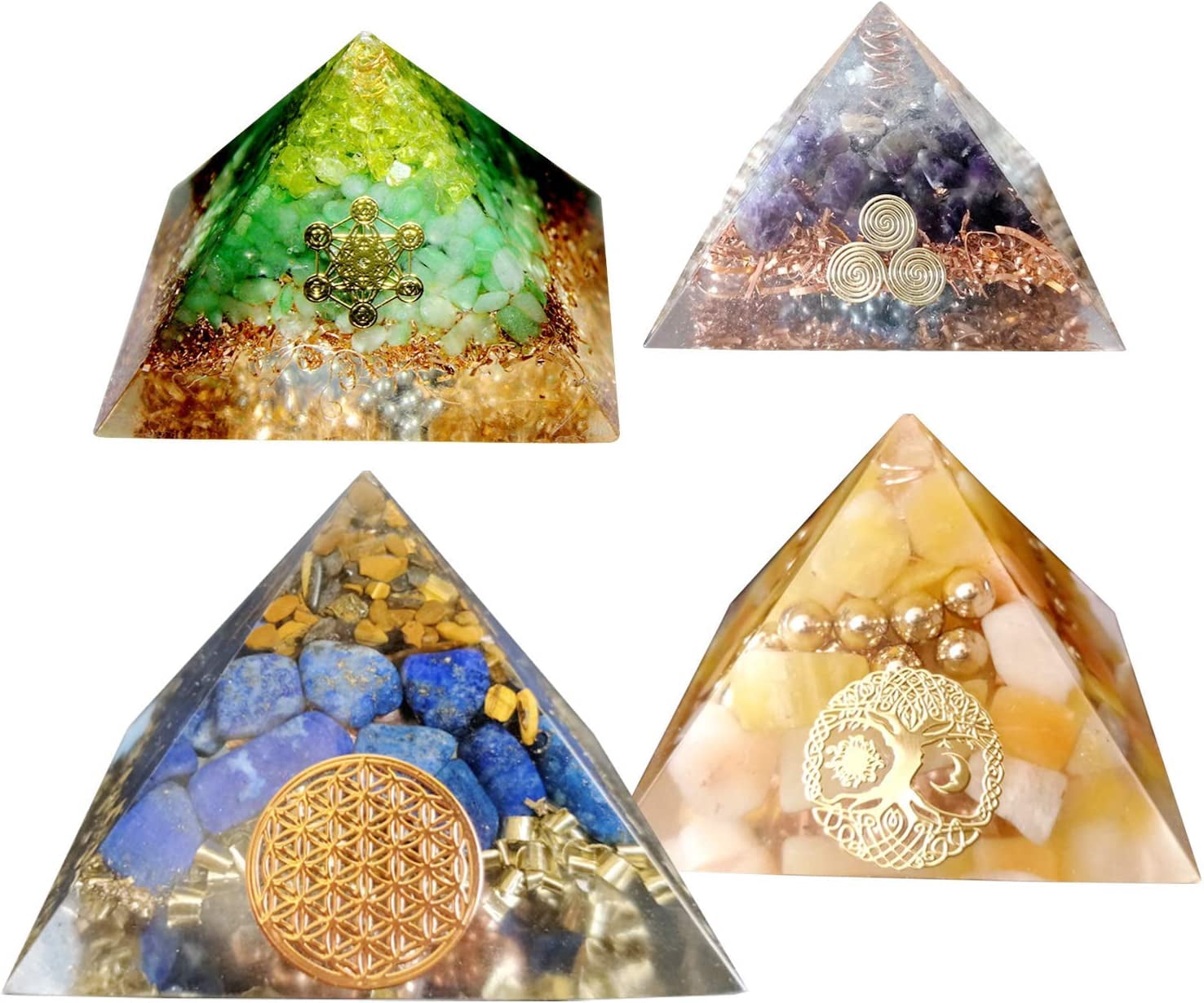 LET'S RESIN Pyramid Mold - Large Silicone Mold for DIY Jewelry, Paperweights & Home Decor (Height: 15cm/5.9inch)