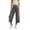 M228 Grey, variant on Tfken Womens Wide Leg Pants Casual For Summer Solid Color High Elastic Waist Wide-Leg Capri Pants With Pockets Trendy Daily Wear Female Leisure Clothes Pink