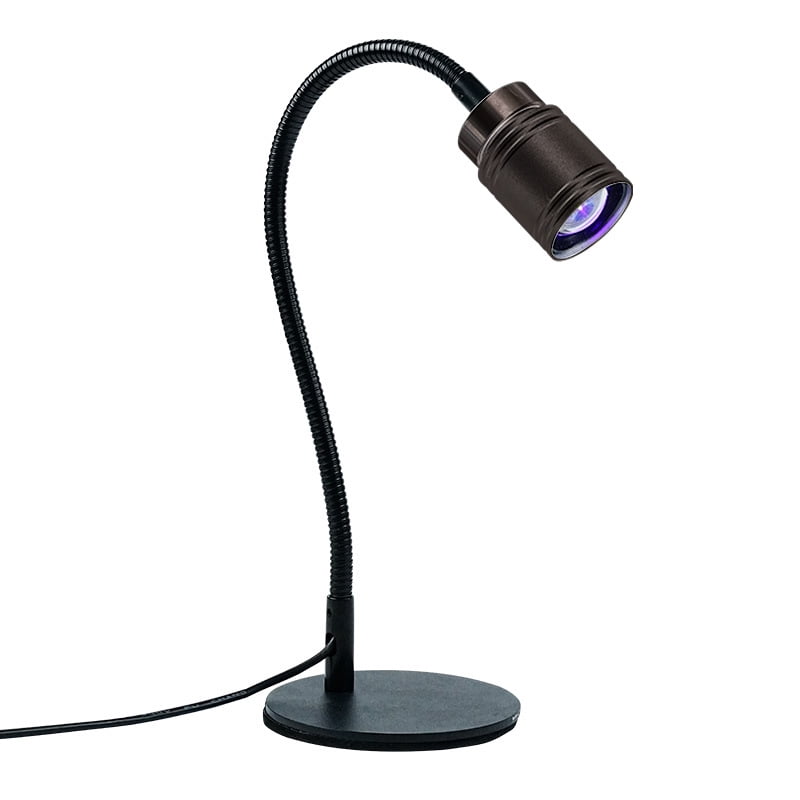 Professional Hands-Free UV LED Nail Lamp with Foot Pedal Switch, 360° Flexible Gooseneck Flash Cure Light for Nail Extensions & 3D Nail Art, USB Powered