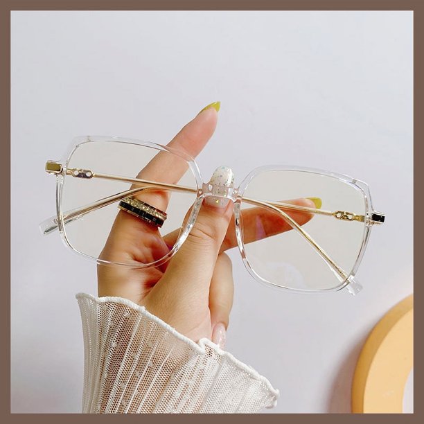 Gafas de sol fotocromáticas para mujer, lentes cuadradas a la moda con gradiente de montura grande, UV400, camaleón