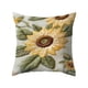 thumbnail image 2 of Funda de cojín decorativa de poliéster de 45 cm (18 pulgadas) con bordado suave, ideal para sofá, dormitorio, sala de estar o cualquier espacio del hogar., 2 of 6