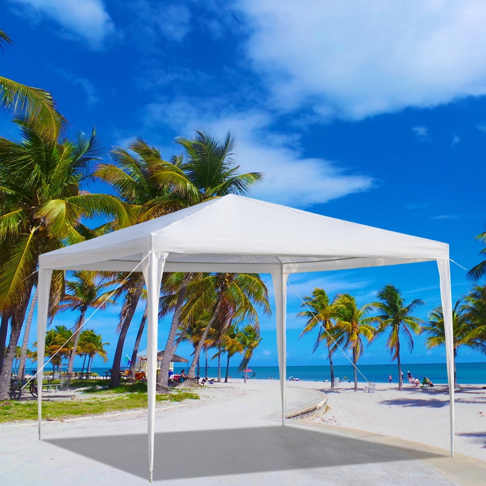 Kepooman 10'x 10'Canopy Tents for Outside, Waterproof Tents and Canopies for Wedding, Party, Commercial Event, White Kepooman 10'x 10'Canopy Tents for Outside, Waterproof Tents and Canopies for Wedding, Party, Commercial Event, White