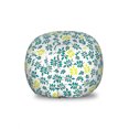 thumbnail image 1 of Nature Storage Toy Bag Chair, Botanical Leaves Motif in Spring Summer Tone Foliage Forest Growth, Stuffed Animal Organizer Washable Bag, Large Size, Turquoise and Yellow Green, by Ambesonne, 1 of 3