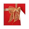thumbnail image 4 of Robe Fille Rouge Noël Papillon Doré Nœud Papillon Manches Longues Coton 5 Ans, 4 of 5