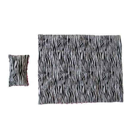 Corp Little Princess Doll Furniture Bedding - Zebra Prints, 18 in.