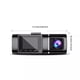 thumbnail image 3 of Sidaley Cámara dual automática Dash Cam Encendedor desmontable Ventosa eléctrica Tarjeta de memoria de 140 grados Grabadora de conducción universal Paneles de instrumentos para automóviles Sidaley VI017245-01, 3 of 6