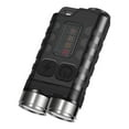 thumbnail image 1 of Flashlight Keychain Rechargeable Keyring Portable Mini Pocket Camping Travel Fishing Work Night Lantern Key Holder Torch Fluorescent, 1 of 10