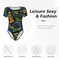 thumbnail image 5 of Picia Off-Road Vehicle Womens One Piece Swimsuits Modest Tummy Control Bathing Suits Lace Up Slimming Swim Suit-Large, 5 of 9