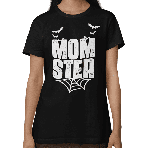 Womens Halloween Printed Short Sleeve T Shirts, Spooky, Pumpkin S-2XL