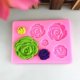 thumbnail image 2 of 7 Cavity Roses Collection Fondant Candy Silicone Mold for Sugarcraft Cake Decoration, 2 of 4