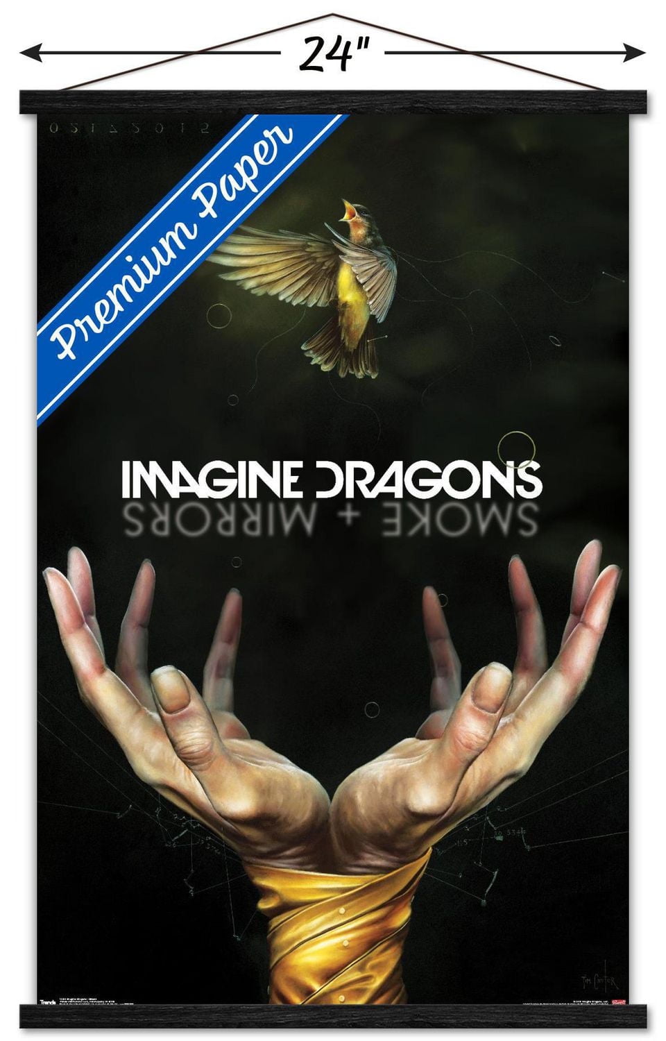Imagine Dragons - Smoke Wall Poster, 22.375" x 34"