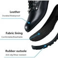 thumbnail image 3 of Dream Apparel Men's Motorcycle Boot Riding Combat Boots for rider Waterproof Biker Boots, 3 of 5