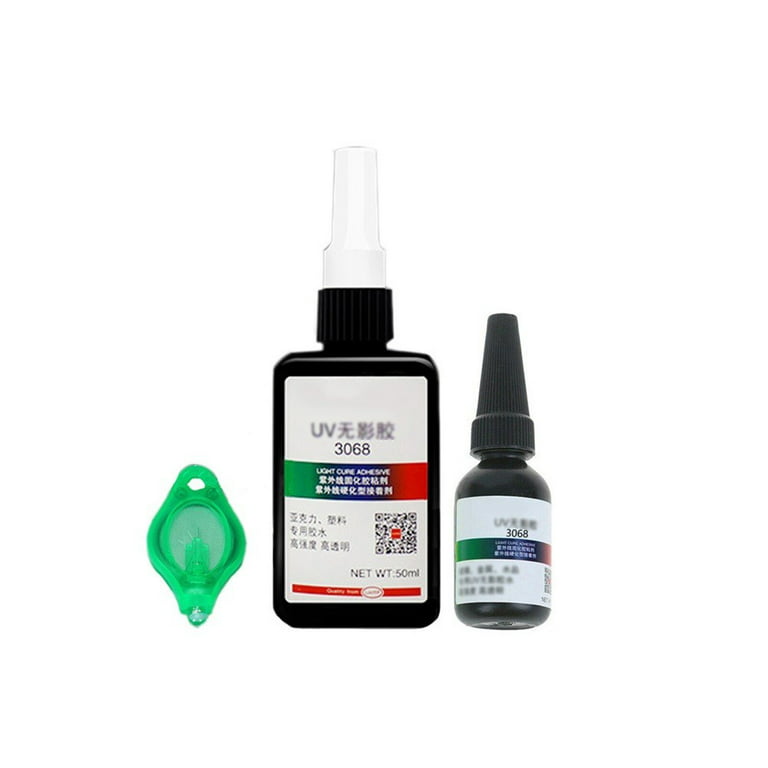 10ML 3068 UV Glue Curing Adhesive Transparent Acrylic Glass Repair Liquid  Glue