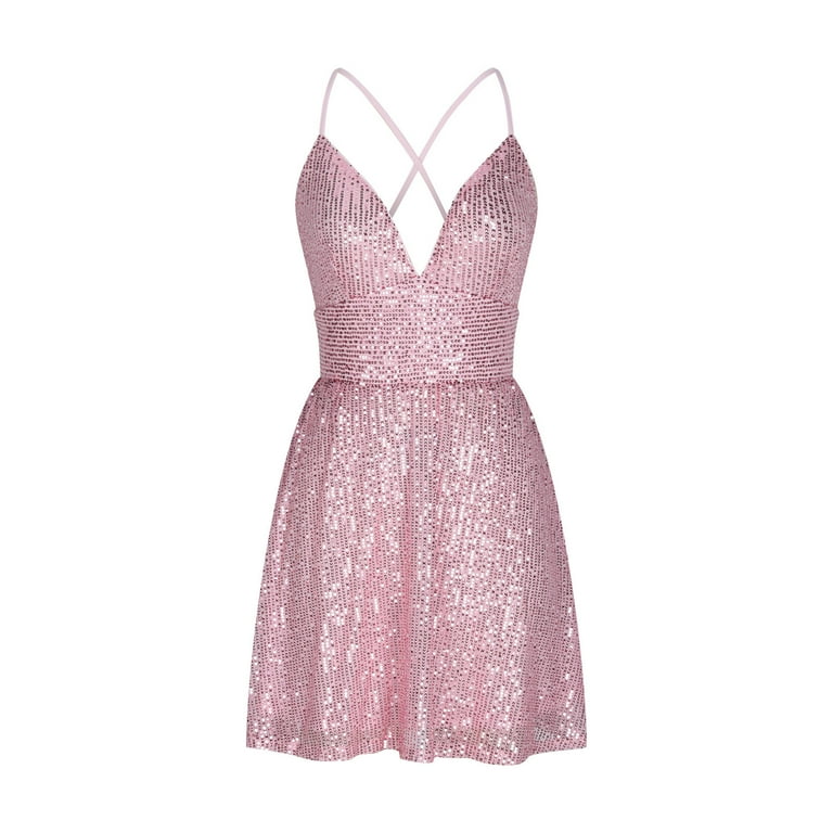 pink sparkly dress flowy Tullia Sequin Maxi Dress
