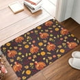 thumbnail image 4 of Pofeuu Turkey Bird Print Flannel Doormats Rug16"x24"Rug Washable Doormats Indoor Outdoor Rugs for Layered Front Door Mats, Porch, Kitchen, Entryway, 4 of 7
