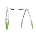 thumbnail image 3 of BBQ Tongs Kitchen Cooking Tongs, Mini Silicone Serving Tongs with Silicone Tips Small Serving Tongs Stainless Steel Cooking Tongs Non Stick for Salad, Grilling, Frying and Cooking, 3 of 5