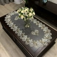 thumbnail image 1 of MesaSe Chemin de Table en Dentelle Brodée Chemin de Table Basse Napperon Table de Nuit Foulard de Commode Centre de Table Napperon, 1 of 2