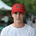 thumbnail image 4 of Florida Panthers Hat Baseball Cap Casquette Washed Contrast Baseball Mesh Trucker Cap For Travel Outdoor, 4 of 5