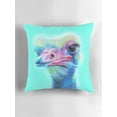 thumbnail image 6 of Ryan; Colorful Ostrich and Peacock Bird Throw Pillow Cover 45x45cm – Bright Animal Print Cushion Case for Living Room, 6 of 7
