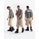 thumbnail image 2 of Pantalones cortos vaqueros clásicos lavados de playa estilo hip-hop Y2K para hombres y mujeres, diseño retro, tendencia de nicho, monos casuales sueltos, 2 of 5