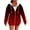 Wine ②, variant on qucoqpe Claasic Solid Dressy Hoodies for Women Trendy Casual Full Zip-Up Sweatshirts Jackets Womens Oversized Long Sleeve Athletic Hooded Sweatshirt Tops