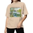 thumbnail image 2 of Van Gogh River Landscape Art Women's T-shirt, 2 of 3