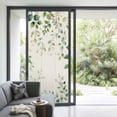 thumbnail image 4 of Green Eucalyptus Window Privacy Film, Country Nature Leaf Succulent Plant Static Cling UV Sun Blocking Tint Film Heat Control Windows Films for Bedroom Bathroom, Window Stickers 35.4"x78.7", 4 of 8