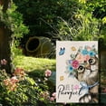 thumbnail image 3 of Newhomestyle Spring Cat Garden Flag Floral Life Is Perfect 12×18 Inch Double Sided Vertical Summer Outside Holiday Yard Decor, 3 of 6